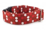 Collar Red Dots - Detail of the pattern