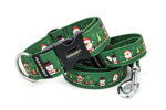 Leash Santa and Friends with the collar