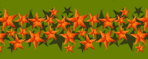 Collar Stars on Green - Pattern