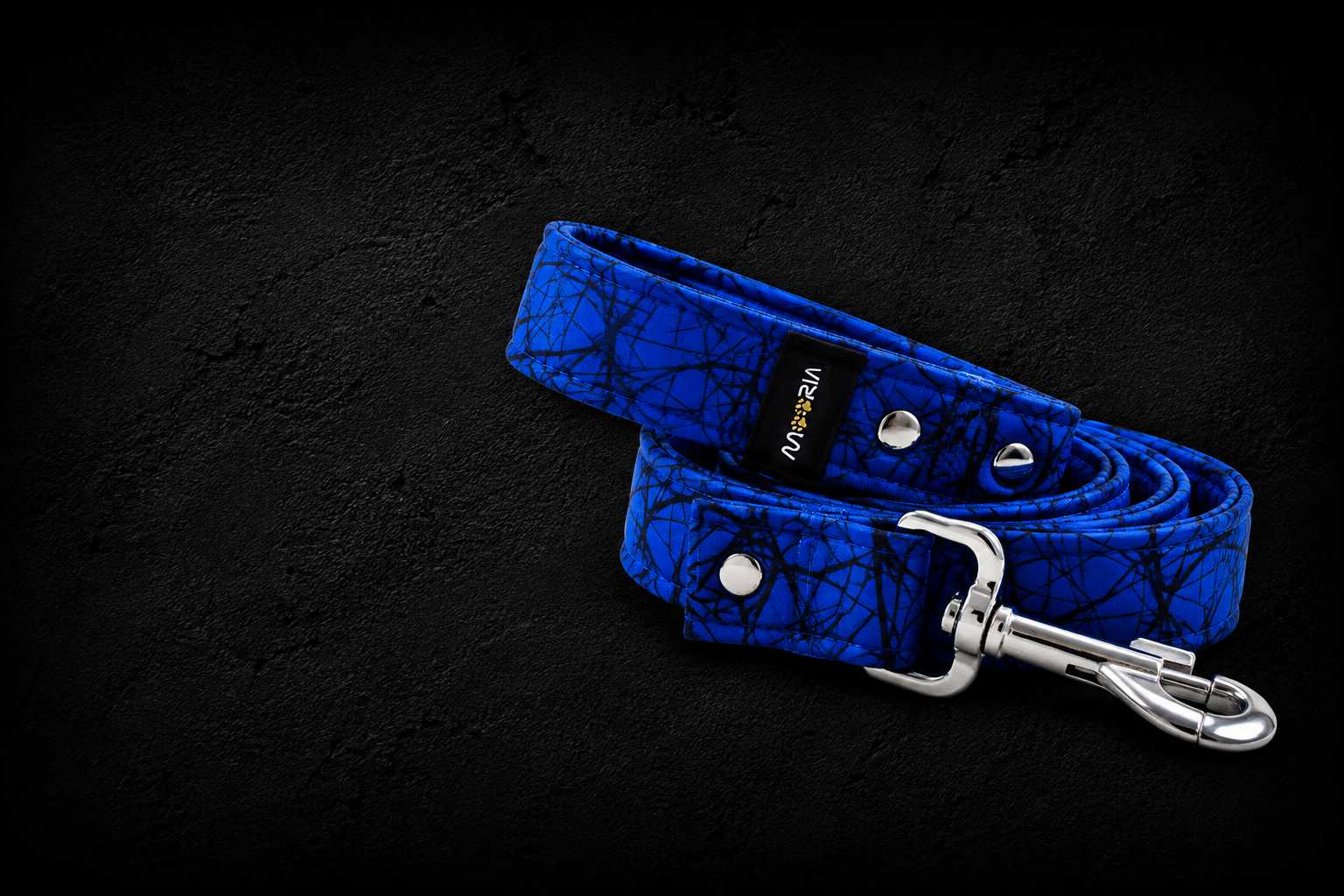 Black Print dog leashes