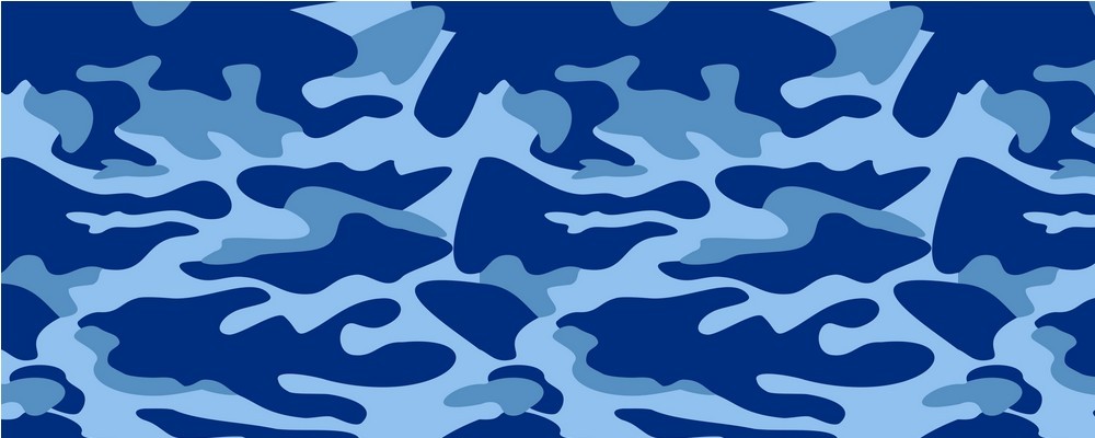 Collar Camouflage Blue