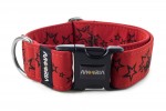 Halsband Stars - Farbe Royal Red