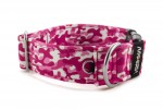 Collar Camouflage Pink - Detail of D-ring