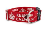 Collar Keep Calm - Detail of D-ring