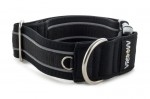 Halsband Reflex Black I - Detail des Halbrings