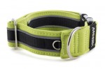 Collar Reflex Lime Green II - Detail of D-ring