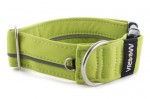 Collar Reflex Lime Green I - Detail of D-ring