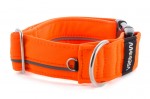 Collar Reflex Neon Orange I - Detail of D-ring