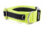 Halsband Reflex Neon Yellow II - Detail des Halbrings