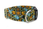 Collar Retro Grid - Detail of D-ring