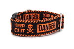 Collar Danger Orange - Detail of the pattern