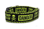 Collar Danger Yellow - Detail of the pattern
