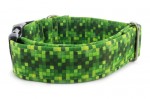 Halsband Digital Green - Detail des Musters