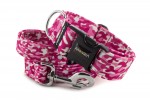 Leash Camouflage Pink with the collar