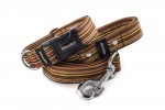 Leash Casual Brown with the collar