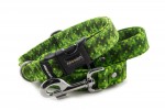 Halsband Digital Green mit der Leine