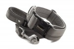 Collar Reflex Gray I with a leash