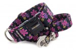 Leash Simply Flowers with the collar