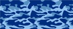 Collar Camouflage Blue - Pattern