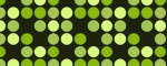 Leash Bright Green Dots - Pattern