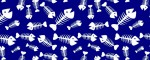 Leash Fishbone Blue - Pattern