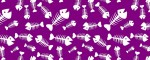 Leash Fishbone Purple - Pattern
