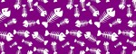 Leash Fishbone Purple - Pattern