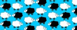 Leash Sheep Dream Blue - Pattern