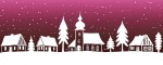 Leine Winter Village Red - Musteransicht