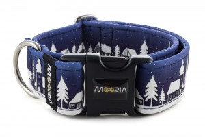 Collar Winter Village Blue