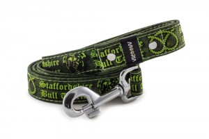 Leash Staffordshire Bull Terrier Green