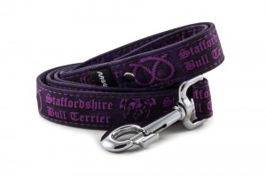 Leash Staffordshire Bull Terrier Violet