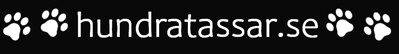 Hundratassar - white logo on BLACK