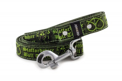 Leash Staffordshire Bull Terrier Green