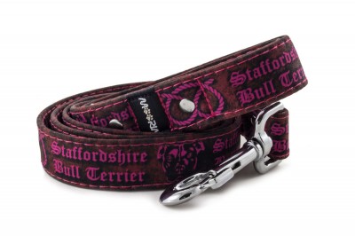 Leash Staffordshire Bull Terrier Pink