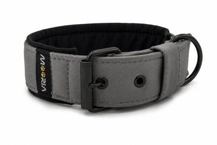 Collar with Belt Buckle - black hardware