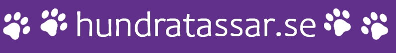 Leash Hundratassar - white logo on VIOLET