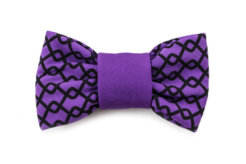 Bow tie Black Print
