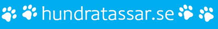 Leash Hundratassar - white logo on SKY BLUE