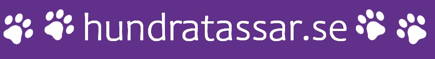 Leash Hundratassar - white logo on VIOLET