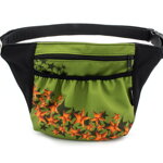 Treat pouch Stars on Green
