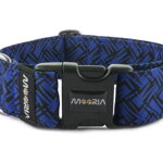 Collar Chaotic Texture - Color Royal Blue