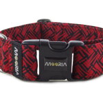 Collar Chaotic Texture - Color Royal Red