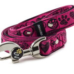 Leash Hearts - Color Magenta