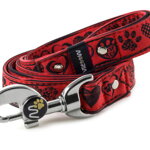 Leash Hearts - Color Royal Red