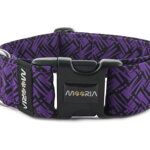 Collar Chaotic Texture - Color Fuchsia Violet