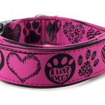Collar Hearts - Detail of the pattern
