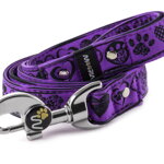 Leash Hearts - Color Fuchsia Violet