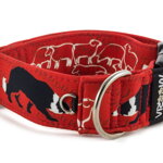 Collar Border Collie Life Red - Detail of D-ring