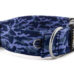 Collar Camouflage Blue - Detail of D-ring